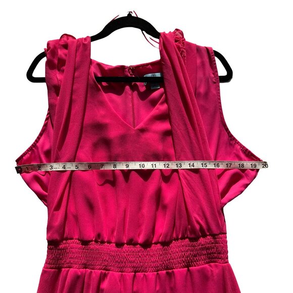 Hot Pink Spring, Summer, Vacation Dress, Size L Large - Picture 5 of 14